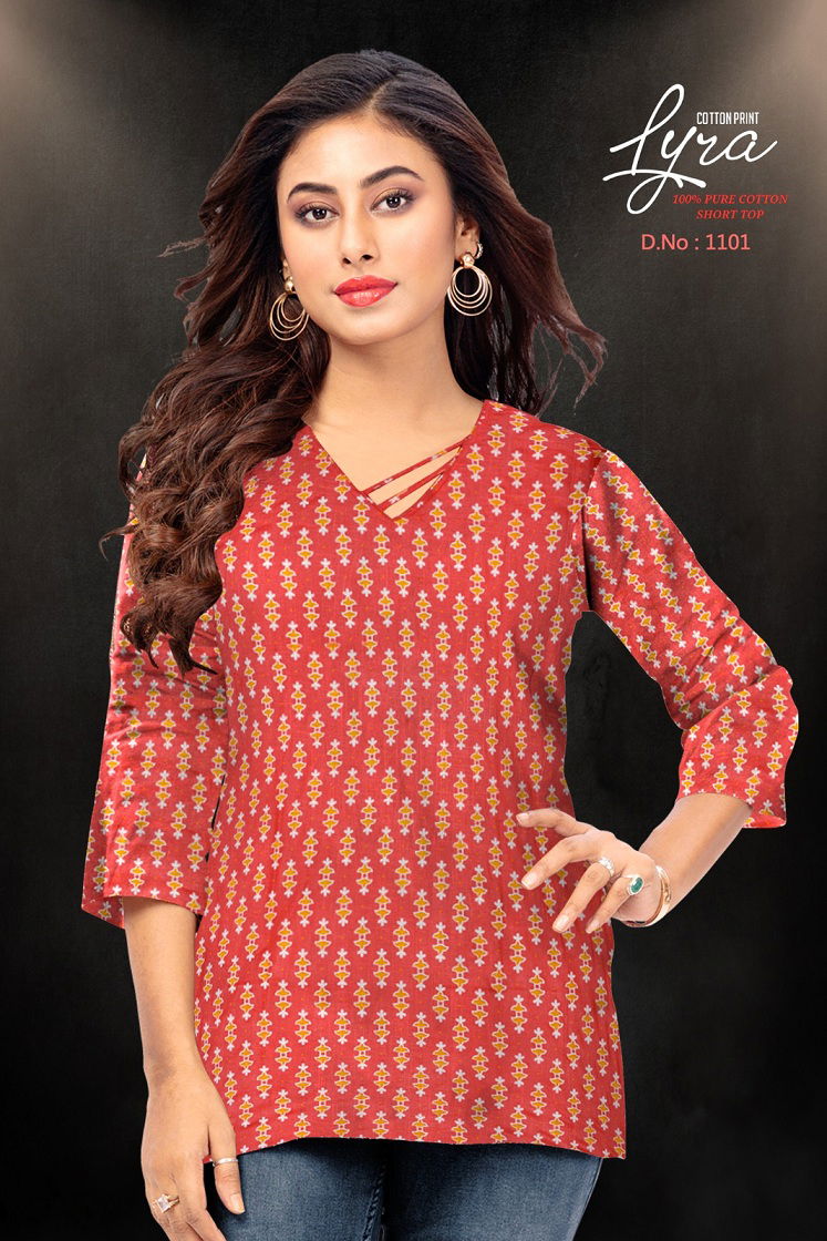Lyra Vol 1 Cotton Printed Short Top Wholesale Shop In Surat
